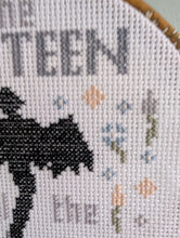 Load image into Gallery viewer, Officially licensed Cross Stitch Hoop - Throne of Glass Abraxos / Manon the Thirteen