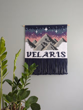 Load image into Gallery viewer, Officially Licensed - Macrame Velaris A Court of Mist and Fury Tapestry Wall Hanging DIY Pattern