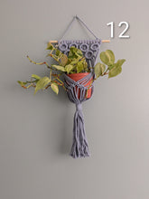 Load image into Gallery viewer, Macrame Basket Wall Plant Hangers