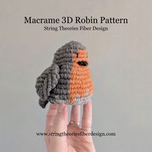 Load image into Gallery viewer, Macrame Robin Pattern / Kit