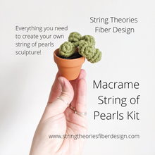 Load image into Gallery viewer, Macrame String of Pearls Kit String Theories Fiber Design