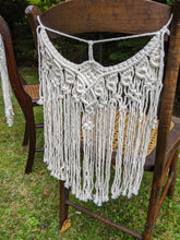 Load image into Gallery viewer, Macrame Chair Covers String Theories Fiber Design