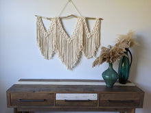 Load image into Gallery viewer, Macrame Wall Hanging - Triple Fringe String Theories Fiber Design