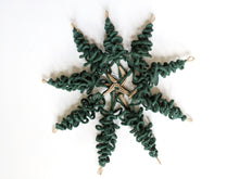 Load image into Gallery viewer, Macrame Christmas Tree Ornaments String Theories Fiber Design