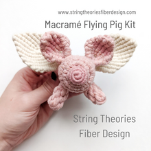 Load image into Gallery viewer, Macrame Flying Pig Kit