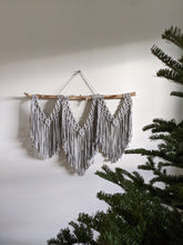 Load image into Gallery viewer, Macrame Wall Hanging - Triple Fringe String Theories Fiber Design