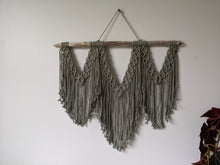 Load image into Gallery viewer, Macrame Wall Hanging - Triple Fringe String Theories Fiber Design