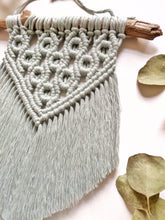 Load image into Gallery viewer, Macrame Mini - Rose/Glacier - Extra Soft Fringe String Theories Fiber Design