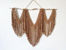 Load image into Gallery viewer, Macrame Wall Hanging - Triple Fringe String Theories Fiber Design