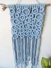 Load image into Gallery viewer, Macrame Bubbles Wall Hanging String Theories Fiber Design