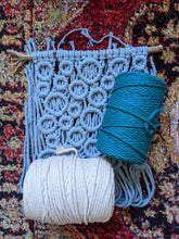 Load image into Gallery viewer, Macrame Bubbles Wall Hanging String Theories Fiber Design