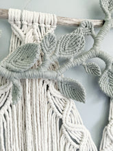 Load image into Gallery viewer, Macrame Wall Hanging with Vines String Theories Fiber Design