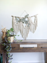 Load image into Gallery viewer, Macrame Wall Hanging with Vines String Theories Fiber Design
