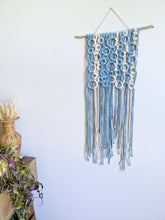 Load image into Gallery viewer, Macrame Bubbles Wall Hanging with Hand Painted Cotton