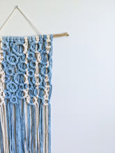 Load image into Gallery viewer, Macrame Bubbles Wall Hanging with Hand Painted Cotton