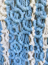 Load image into Gallery viewer, Macrame Bubbles Wall Hanging with Hand Painted Cotton