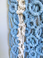 Load image into Gallery viewer, Macrame Bubbles Wall Hanging with Hand Painted Cotton