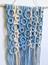 Load image into Gallery viewer, Macrame Bubbles Wall Hanging with Hand Painted Cotton