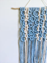 Load image into Gallery viewer, Macrame Bubbles Wall Hanging with Hand Painted Cotton