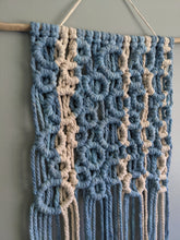 Load image into Gallery viewer, Macrame Bubbles Wall Hanging with Hand Painted Cotton