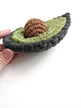 Load image into Gallery viewer, Macrame Halved Avocado Sculpture - Removable Pit!