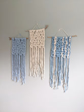 Load image into Gallery viewer, Macrame Bubbles Wall Hanging String Theories Fiber Design