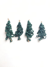 Load image into Gallery viewer, Macrame Christmas Tree Ornaments String Theories Fiber Design