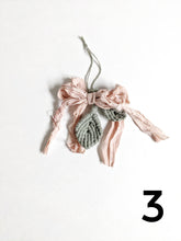 Load image into Gallery viewer, Silk Ribbon Macrame Christmas Ornaments