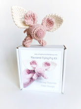 Load image into Gallery viewer, Macrame Flying Pig Kit