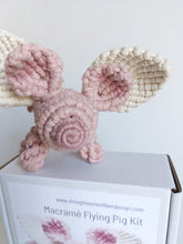 Load image into Gallery viewer, Macrame Flying Pig Kit