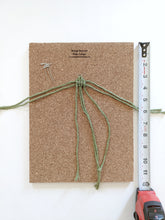 Load image into Gallery viewer, Macrame Corkboard & Pins - Macrame DIY Kit