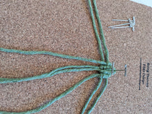 Load image into Gallery viewer, Macrame Corkboard & Pins - Macrame DIY Kit