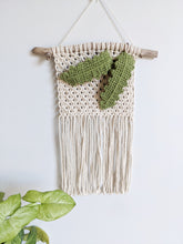 Load image into Gallery viewer, Macrame Zig Zag Cactus Hanging String Theories Fiber Design