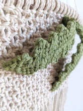 Load image into Gallery viewer, Macrame Zig Zag Cactus Hanging String Theories Fiber Design