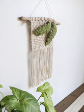 Load image into Gallery viewer, Macrame Zig Zag Cactus Hanging String Theories Fiber Design