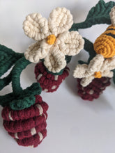 Load image into Gallery viewer, Macrame Strawberry Vine Sculpture String Theories Fiber Design