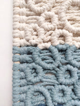 Load image into Gallery viewer, Ombre Bubbles Macrame Hanging String Theories Fiber Design
