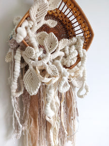 Snowy Garden - Basket Weaving String Theories Fiber Design