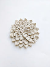Load image into Gallery viewer, Macrame Hydrangea - White