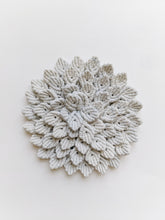 Load image into Gallery viewer, Macrame Hydrangea - Light Blue String Theories Fiber Design