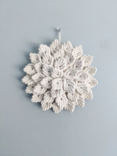 Load image into Gallery viewer, Macrame Hydrangea - White