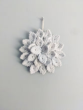 Load image into Gallery viewer, Macrame Hydrangea - Light Blue