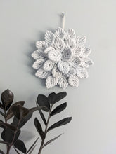 Load image into Gallery viewer, Macrame Hydrangea - Light Blue