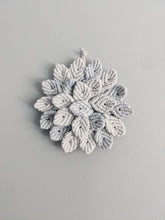 Load image into Gallery viewer, Macrame Hydrangea - Blue