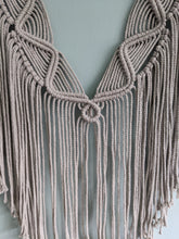 Load image into Gallery viewer, Macrame Leafy Crown Wall Hanging