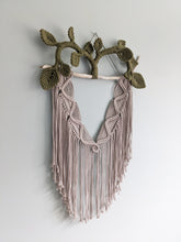 Load image into Gallery viewer, Macrame Leafy Crown Wall Hanging