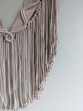 Load image into Gallery viewer, Macrame Leafy Crown Wall Hanging