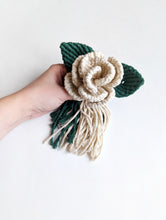 Load image into Gallery viewer, Macrame Rose DIY Kit