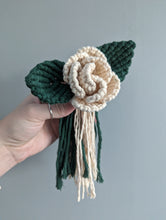 Load image into Gallery viewer, Macrame Rose DIY Kit