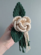 Load image into Gallery viewer, Macrame Rose DIY Kit